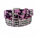 Rose red leopard print