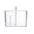 Yajule cosmetic cotton storage box cotton swab box desktop dressing table cosmetics dustproof lipstick transparent acrylic