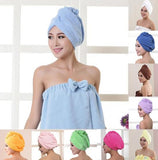 Women's Hair Dryer Cap, Absorbent Dry Hair Towel