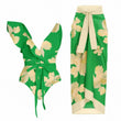 Siamese Conservative Covering Belly Thin Swimsuit French Retro One-piece Bikini