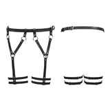 Ladies Belt Straps, Artificial Belt, Gothic Harness, Leg Binding - Alternative Gothic Dark Wear | Embrace Dark Aesthetic Men & Women Gothic Clothing
