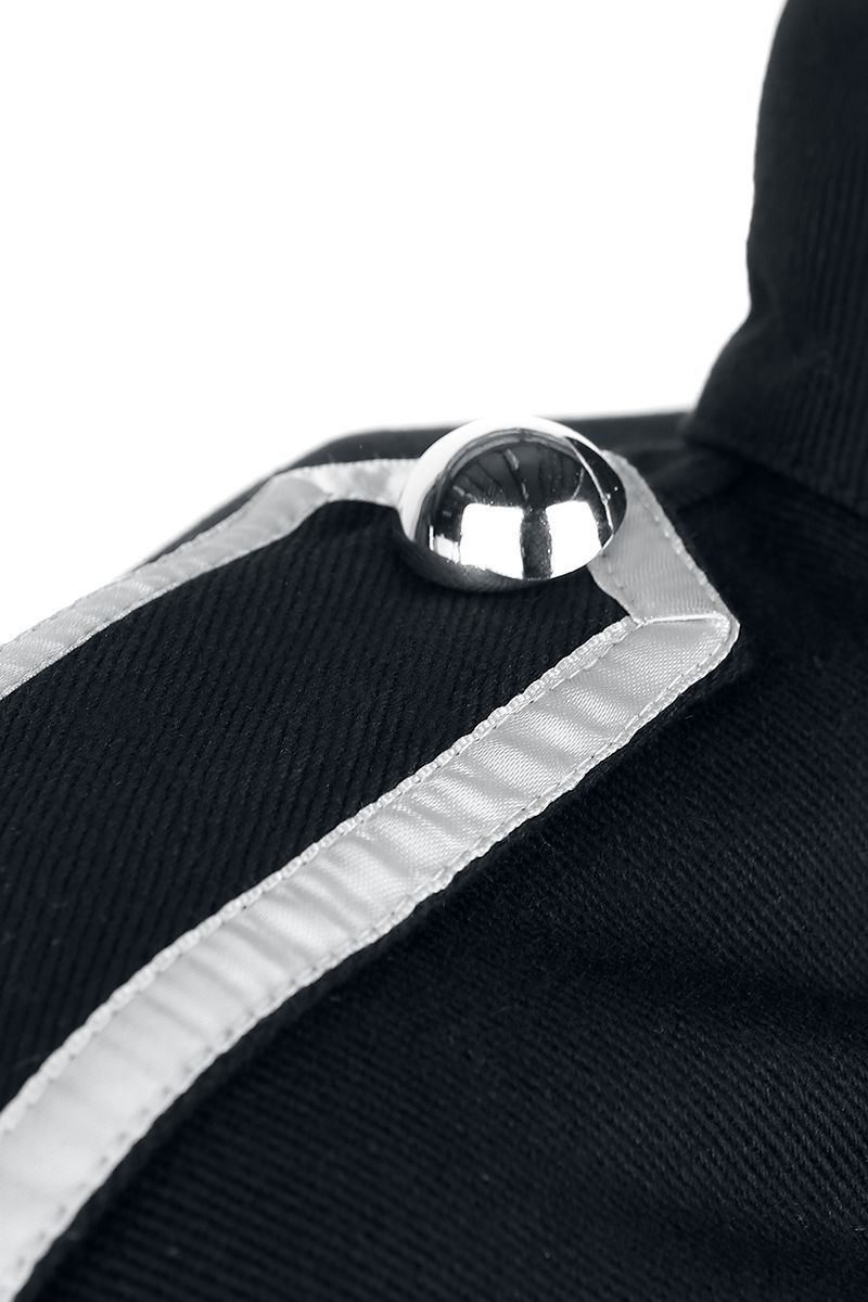Men Black Parade Marching Jacket | MCR Inspired Gothic Army Band Drummer Coat