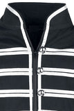 Men Black Parade Marching Jacket | MCR Inspired Gothic Army Band Drummer Coat