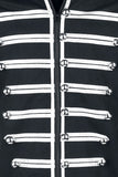 Men Black Parade Marching Jacket | MCR Inspired Gothic Army Band Drummer Coat