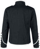 Men Black Parade Marching Jacket | MCR Inspired Gothic Army Band Drummer Coat