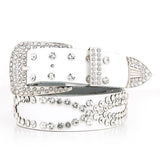 Belt Buckle Rivet Mid-heel Martin Boots