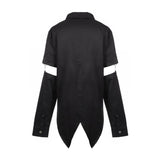 Men Gothic Devil Fashion Gothic Shirt Dave Vanian Shirt With Detachable Sleeve - Alternative Gothic Dark Wear | Embrace Dark Aesthetic Men & Women Gothic Clothing