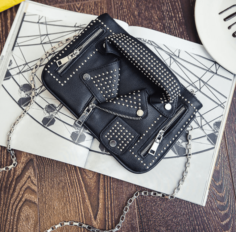 Clothes rivet clutch - Alternative Gothic Dark Wear | Embrace Dark Aesthetic Men & Women Gothic Clothing