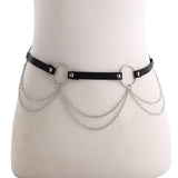 Chain - Belt Straps Waist - Jewelry Body - Harness Fashion - Accessory Sexy Rave Women Girls - Alternative Gothic Dark Wear | Embrace Dark Aesthetic Men & Women Gothic Clothing