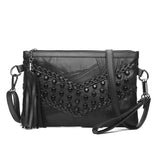 Casual Rivet Stitching Handbag Ladies - Alternative Gothic Dark Wear | Embrace Dark Aesthetic Men & Women Gothic Clothing