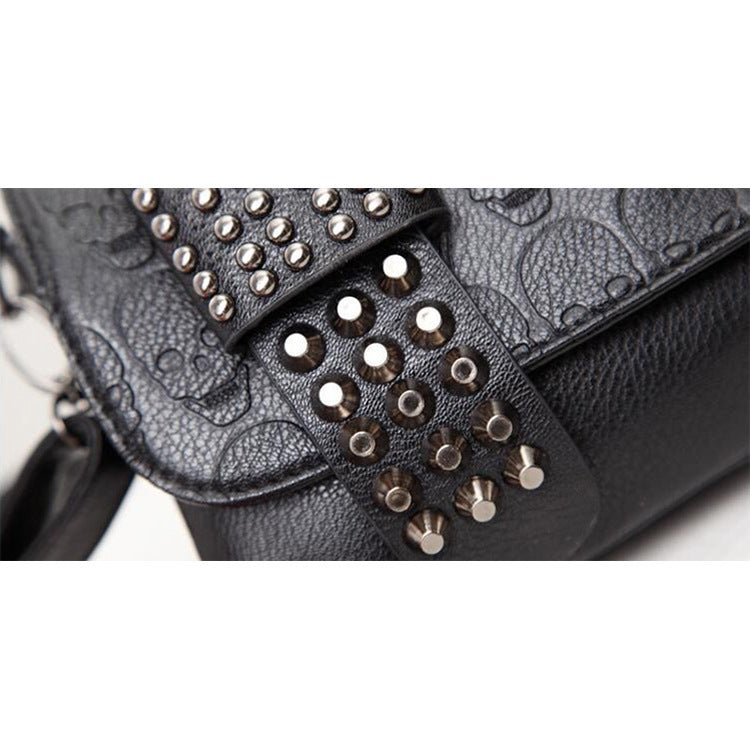 European And American Style Rivet Skull Handbag - Alternative Gothic Dark Wear | Embrace Dark Aesthetic Men & Women Gothic Clothing