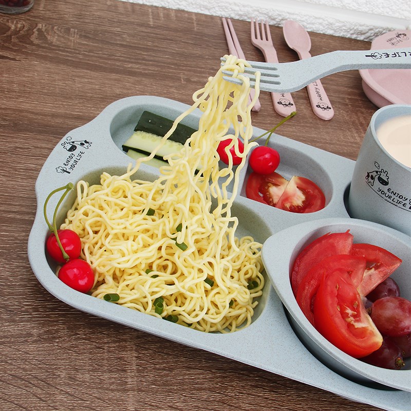 Tray Household Children's Breakfast Dinner Plate