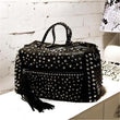 Ladies Handbag Personalized Rivet Rhinestone Shoulder Bag - Alternative Gothic Dark Wear | Embrace Dark Aesthetic Men & Women Gothic Clothing