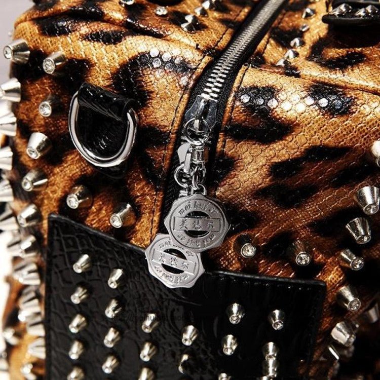 Ladies Handbag Personalized Rivet Rhinestone Shoulder Bag - Alternative Gothic Dark Wear | Embrace Dark Aesthetic Men & Women Gothic Clothing