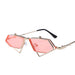 Silver frame pink