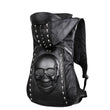 Hooded Skull Hat Backpack Europe And America Halloween Steampunk Rivet Hat Backpack - Alternative Gothic Dark Wear | Embrace Dark Aesthetic Men & Women Gothic Clothing