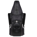 Hooded Skull Hat Backpack Europe And America Halloween Steampunk Rivet Hat Backpack - Alternative Gothic Dark Wear | Embrace Dark Aesthetic Men & Women Gothic Clothing