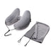 Light gray H pillow with cap