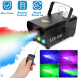 400W Fog Machine RGB LED Party Club DJ Fogger Rapid Heating Remote Control Wedding Stage Smoke Machine