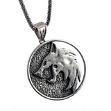 Wolf head necklace
