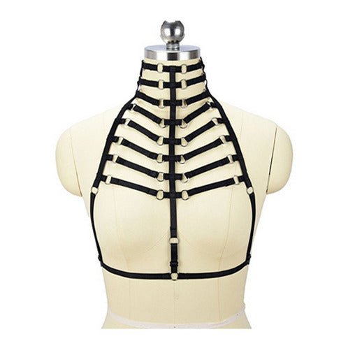 Punky Body Harness - Alternative Gothic Dark Wear | Embrace Dark Aesthetic Men & Women Gothic Clothing
