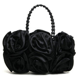 Flower Rose Satin Purse - Alternative Gothic Dark Wear | Embrace Dark Aesthetic Men & Women Gothic Clothing