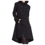 New Handmade Women Gothic Coat | Punk Corporate Vampire Style Ladies Jacket