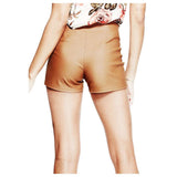 Women Gothic Leather Sports Shorts | Sexy Hot Pants in Soft Napa Lambskin