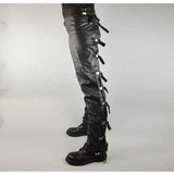 New Leather Pant | Punk Bondage Trouser | Fashion Biker Pant