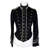 Women Army Military Officer Jacket | Ralph Lauren Denim & Supply Embroidered Band Coat