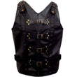 Men Real Leather Heavy Duty Vest Steampunk Gothic Style Vest Waistcoat - Alternative Gothic Dark Wear | Embrace Dark Aesthetic Men & Women Gothic Clothing