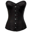 Women Donne Steampunk Underbust Corset | Real Crunch Leather Waist Trainer Corset