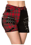 Punk Women Gothic Badass Babes Shorts Skirt | Edgy Punk Goth Fashion Skirt