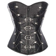 Women Overbust Leather Corset | Sheep Nappa Waist Training Gothic Corset