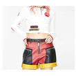 Women Biker Tailgate Moto Skirt | Gothic EMO Short Skirt with Current Mood Style