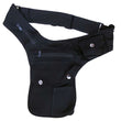 Hip Bag | Canvas Waist Pouch with Multiple Pockets & Adjustable Belt