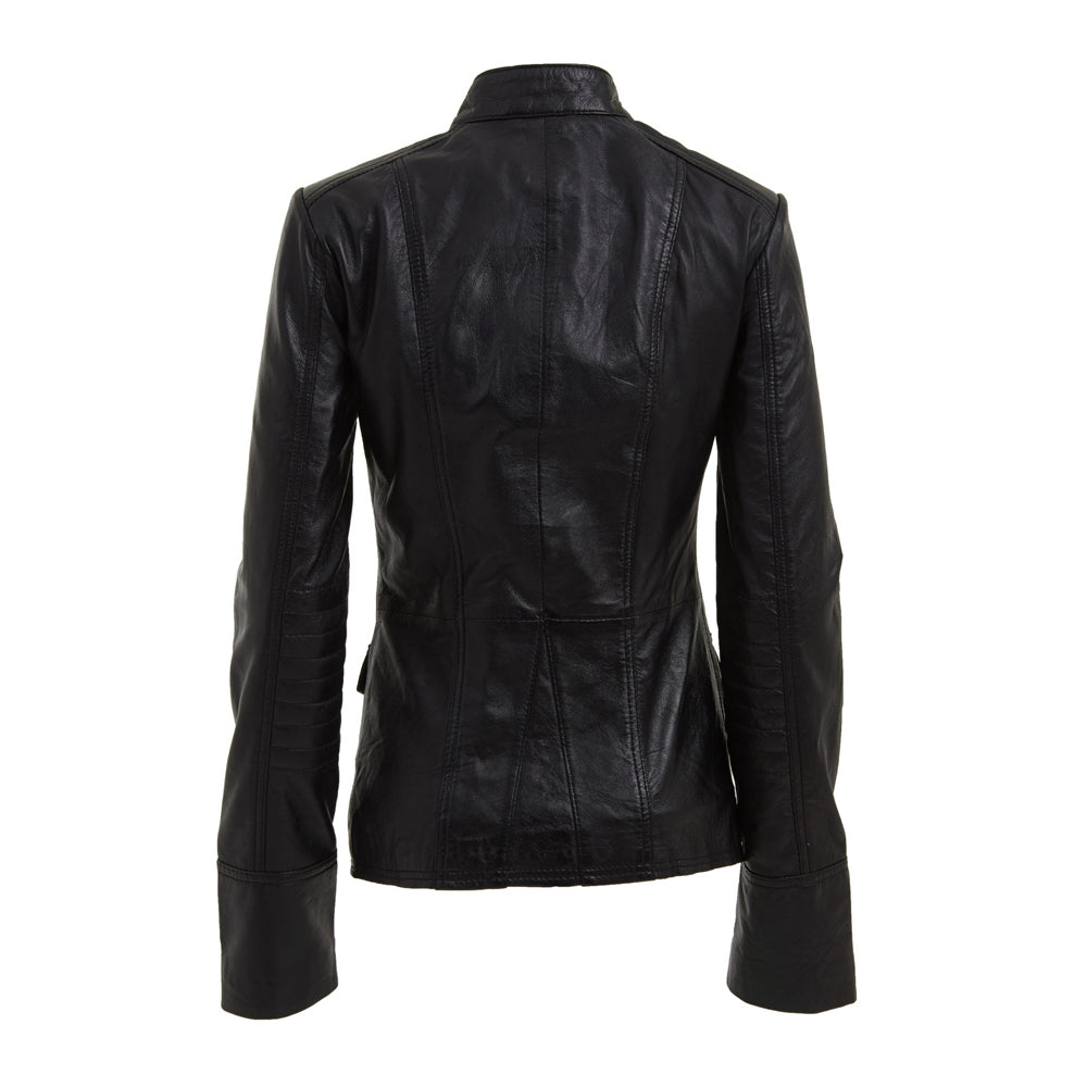 Women Military Coat Fashion Style Leather Blazer Coat Comfort Style - Alternative Gothic Dark Wear | Embrace Dark Aesthetic Men & Women Gothic Clothing