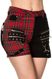 Punk Women Shorts Gothic Fashion Banned Badass Babes Shorts Women Skirt - Alternative Gothic Dark Wear | Embrace Dark Aesthetic Men & Women Gothic Clothing