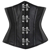 Women Gizelle Underbust Corset | Genuine Leather Waist Training Corset