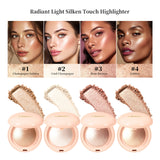 Lakerain Highlighter Powder, Three-dimensional Contour Matte Highlighter Powder