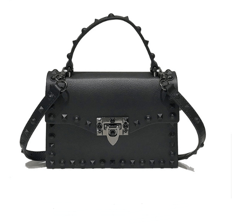 Matte matte rivet tote - Alternative Gothic Dark Wear | Embrace Dark Aesthetic Men & Women Gothic Clothing