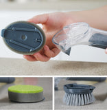 Dishwashing brush pot washing artifact
