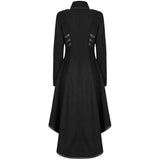 Women Gothic Military Steampunk Coat Long Jacket Black Steampunk Army Uniform - Alternative Gothic Dark Wear | Embrace Dark Aesthetic Men & Women Gothic Clothing