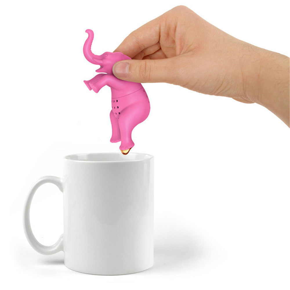 Cute Cartoon Elephant Tea Infuse  Strainer