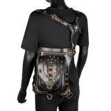 Creative Rivet Skull Outdoor Mobile Phone Pocket - Alternative Gothic Dark Wear | Embrace Dark Aesthetic Men & Women Gothic Clothing