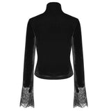 Women Gothic Velvet Waistcoat Vest | Punk Rave Black Tailored Jacket