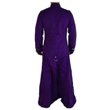 Pinhead Hellraiser Purple Long Coat for Men | Gothic Horror Punk Trench Coat