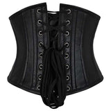 Women Giulianna Sexy Corset | Underbust Steel Boned Corset with Metal Zipper