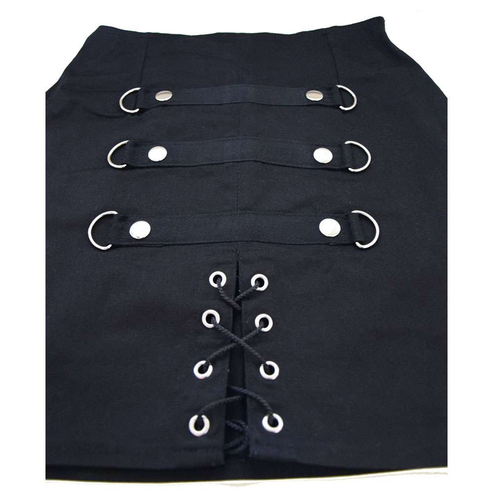 Women Gothic Phaze Pencil Skirt | Sleek Black Alternative Fashion Skirt