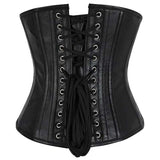 Women Gizelle Underbust Corset | Genuine Leather Waist Training Corset
